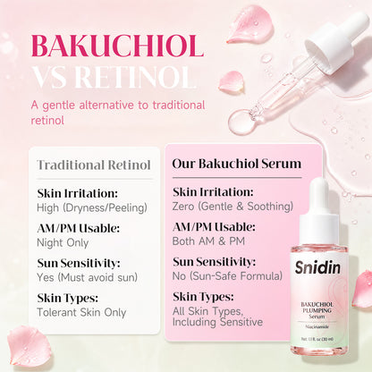 Snidin Bakuchiol Facial Serum-Vitamin C & Peptides-30ml